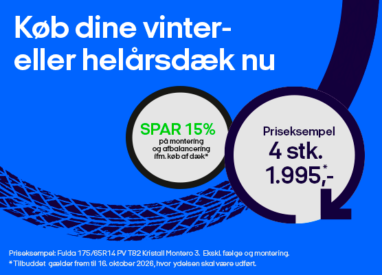 Vinterdæk 15pct